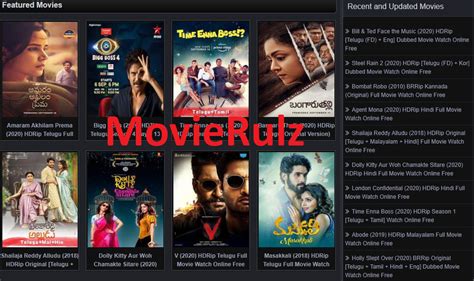 Movierulz is one of the most famous piracy sites in India, providing users with free online HD movie downloads. . Movierulz 3d movies download telugu